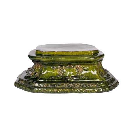 Picture of Baroque base green olive press