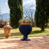 Picture of Pine cone vase blue diamond