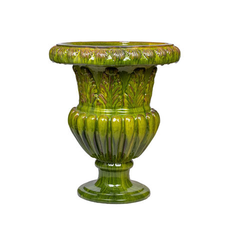 Picture of Ornamental vase green olives press