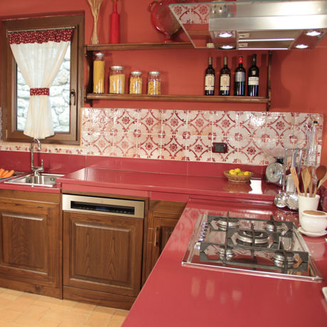 Picture of Kitchen Lampedusa red