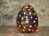 Picture of Perforated lamp blue gold