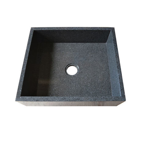 Picture of Sink in lava stone black chrome