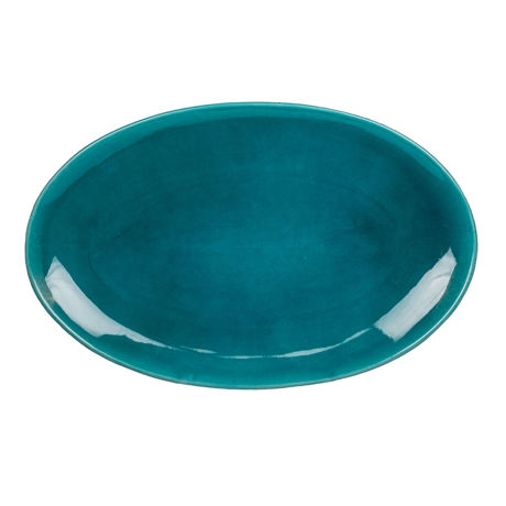 Picture of Oval tray green Ustica