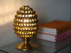 Picture of Pine cone lamp black gold