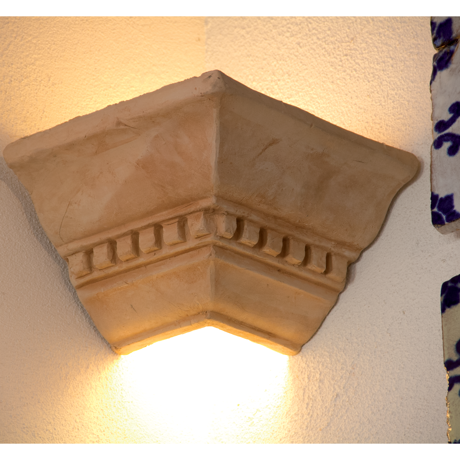 Immagine di Applique angolare in terracotta