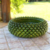 Picture of Pine cone bowl green olives press
