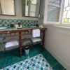 Picture of Bathroom green Rhombus