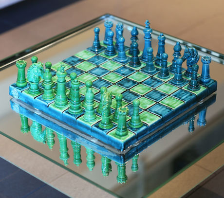 Picture of Green chessboard