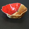 Picture of Designer bowl in red and lava