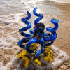 Immagine di Polpo blu e giallo