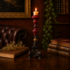 Immagine di Candelabro imperiale rosso e caramello